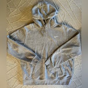 nike large grey classic hoodie
